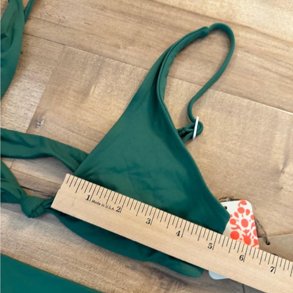 Free People Movement Toast Bikini Top & Bottoms Women’s Small Amazon Green NEW - Picture 7 of 12